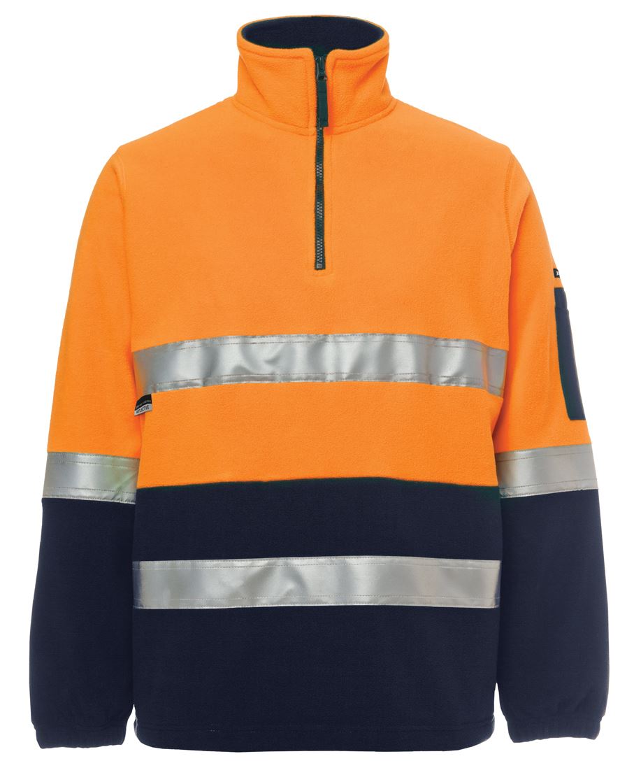 JB's HV (D+N) 1/2 Zip Polar - Lime/Navy