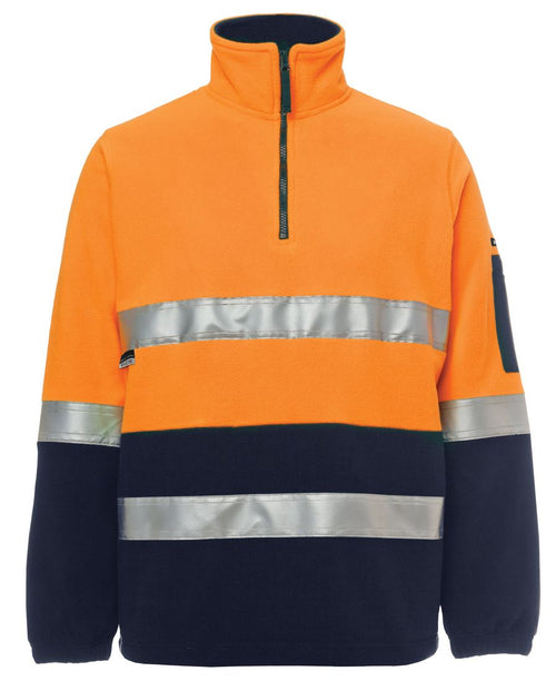 JB's HV (D+N) 1/2 Zip Polar - Lime/Navy