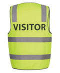 JB's HV (D+N) Safety Vest Print Visitor - Lime