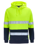JB's HV D+N 330G Pull Over Hoodie - Lime/Navy