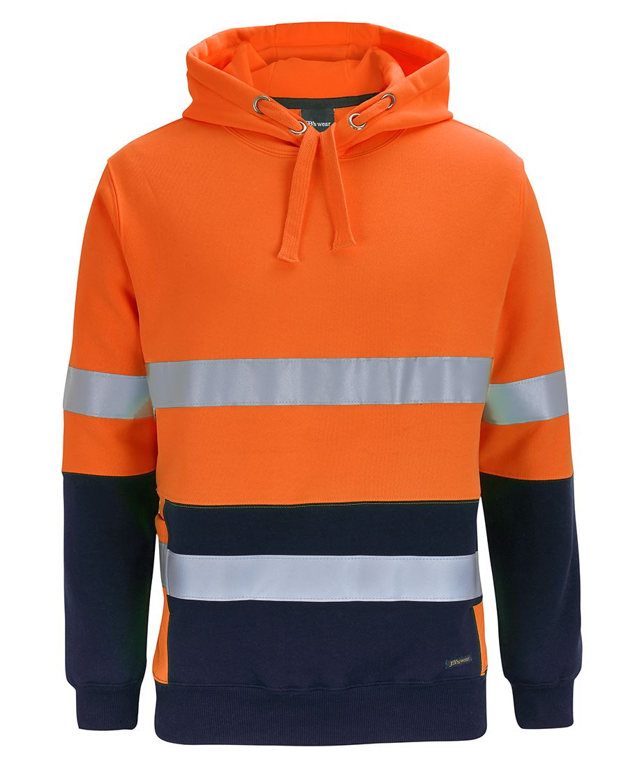 JB's HV D+N 330G Pull Over Hoodie - Lime/Navy