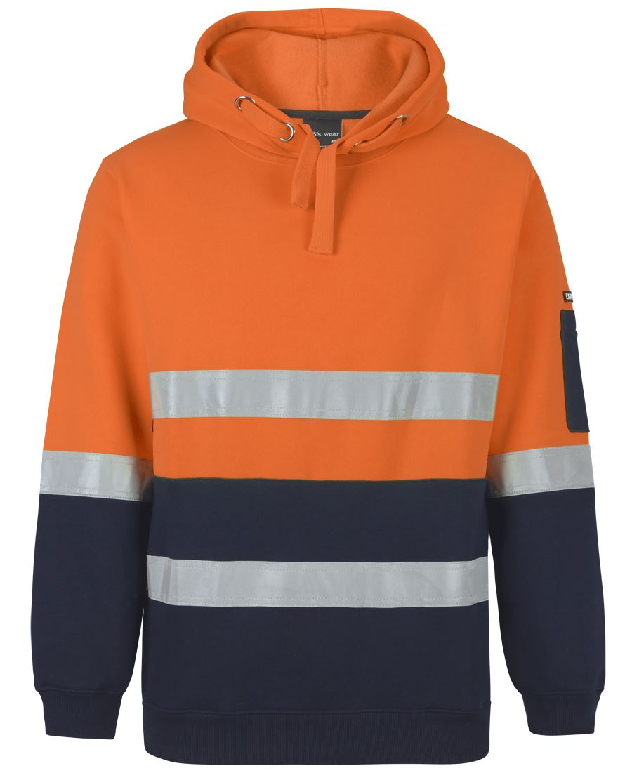 JB's HV (D+N) Pull Over Hoodie - Lime/Navy