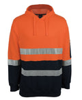 JB's HV D+N 310 Cotton Pullover Fleece Hoodie Orange/Nvy - Orange/Navy
