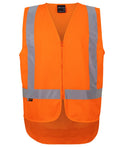 JB's Nsw/Qld Rail (D+N) Zip X-Back Safety Vest - Orange