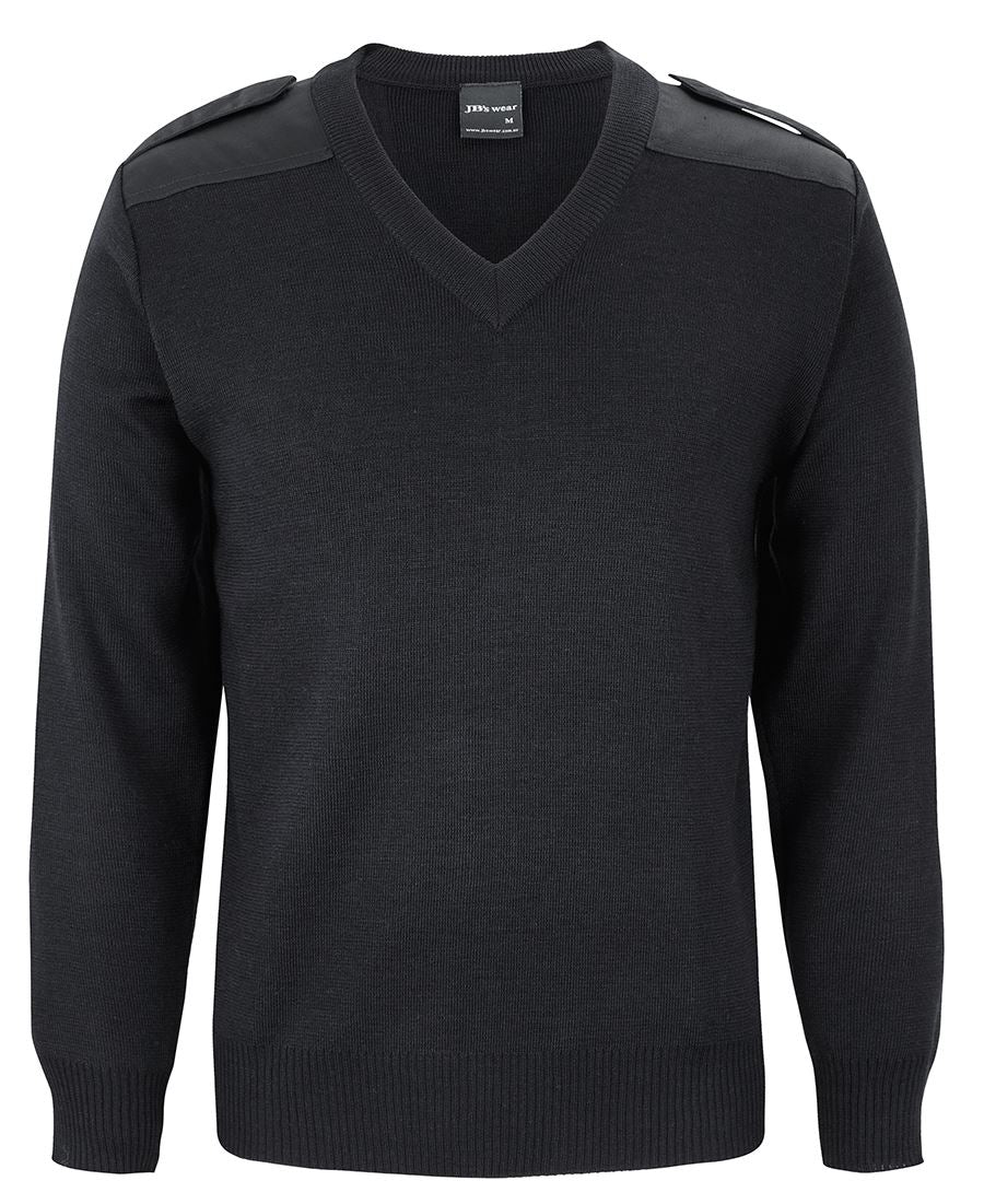 JB's Epaulette Jumper - Black