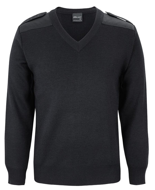 JB's Epaulette Jumper - Black
