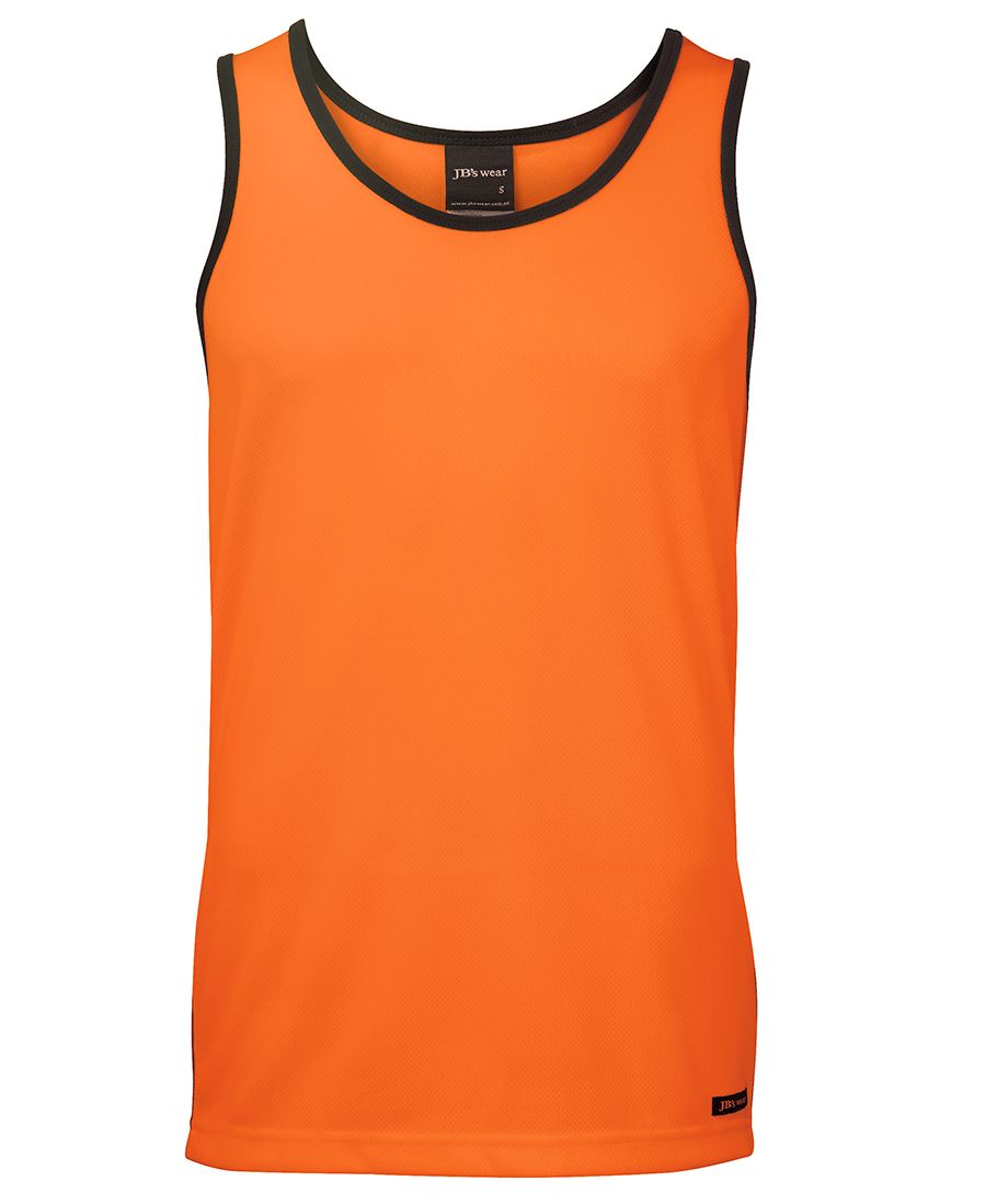 JB's HV 4602.1 Contrast Singlet - Lime/Navy