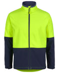 JB's HV Three Layer Softshell Jacket - Lime/Navy