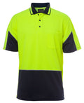 JB's HV 4602.1 S/S Gap Polo - Lime/Navy