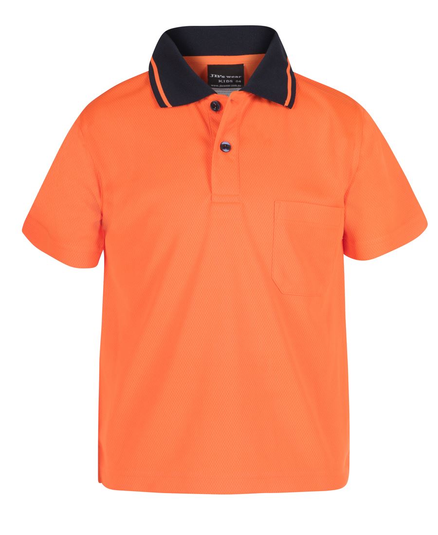 JB's Infant Non Cuff Trad Polo - Lime/Aqua