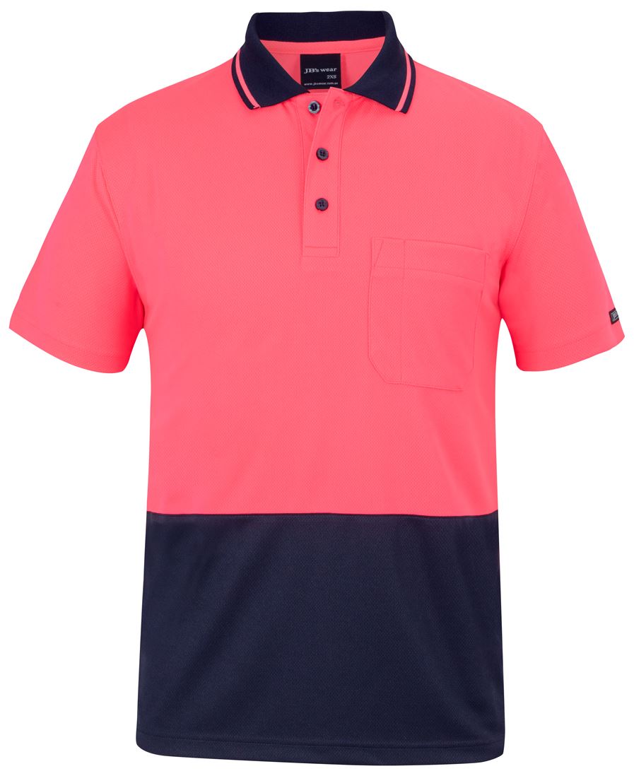 JB's Infant Non Cuff Trad Polo - Lime/Aqua