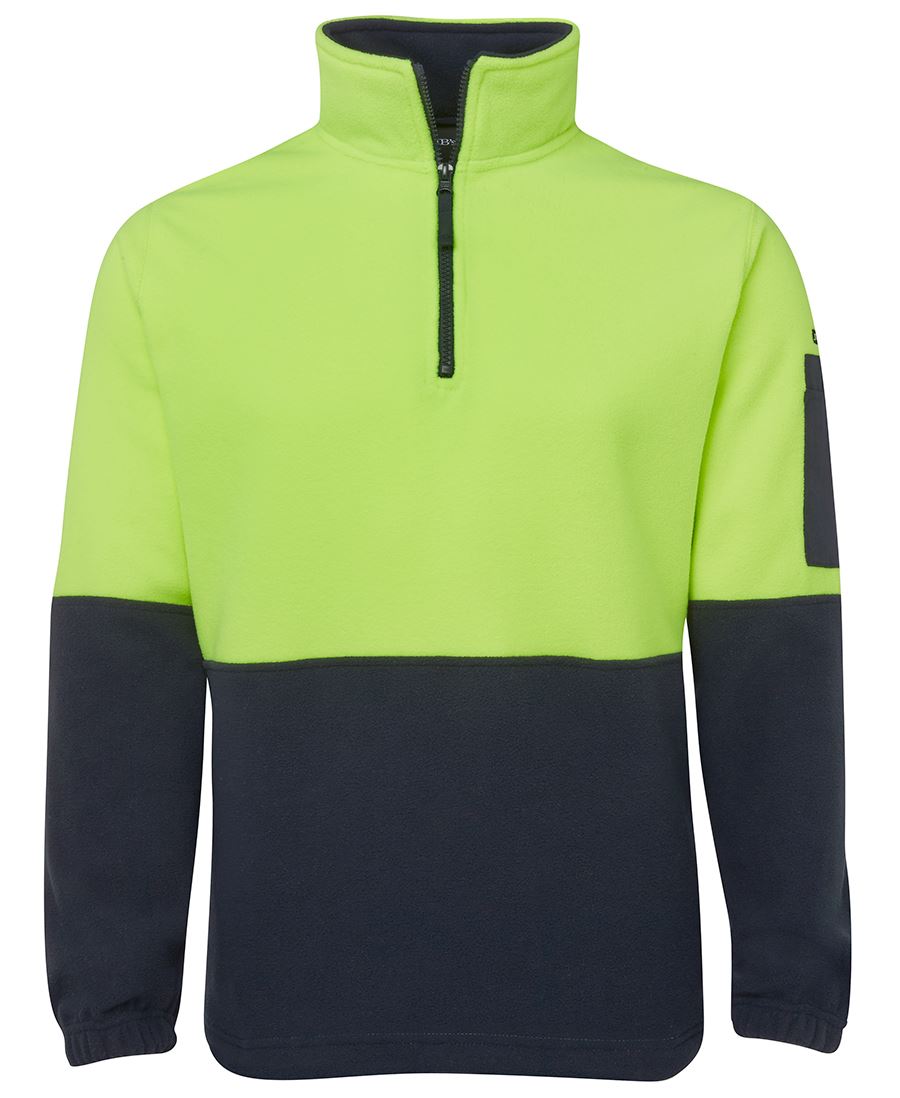 JB's HV 1/2 Zip Polar - Lime/Black