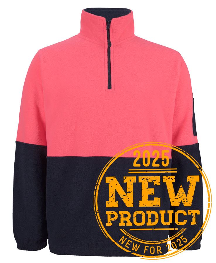 JB's HV 1/2 Zip Polar - Lime/Black