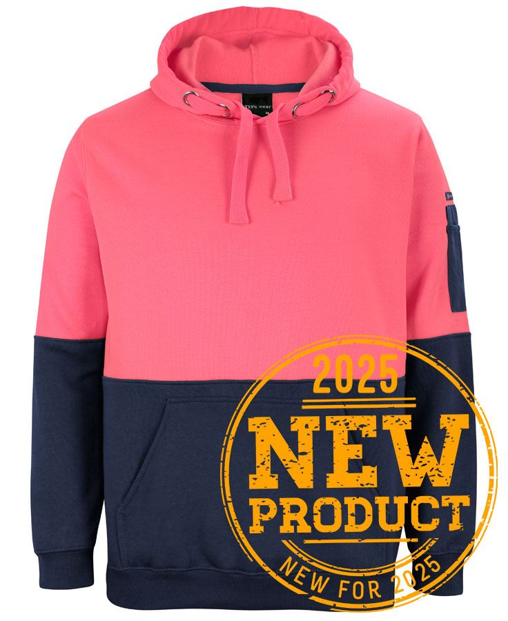 JB's HV Pull Over Hoodie - Lime/Black