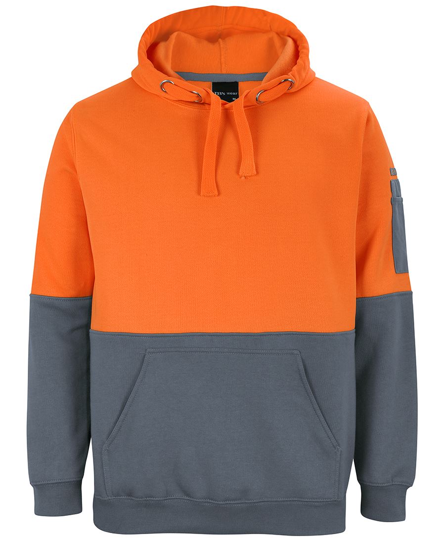 JB's HV Pull Over Hoodie - Lime/Black