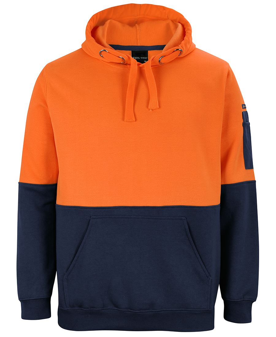 JB's HV Pull Over Hoodie - Lime/Black