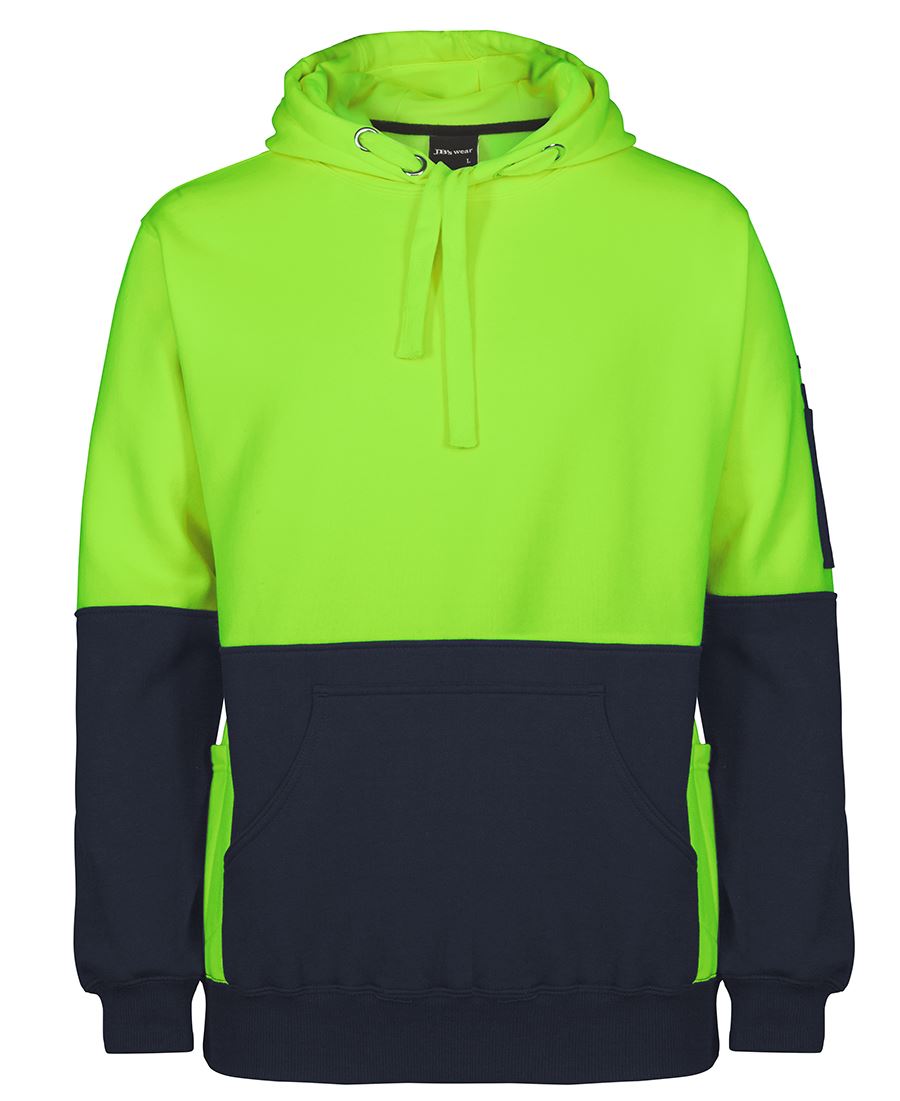 JB's HV 330G Pull Over Hoodie - Lime/Black