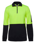JB's HV 330G 1/2 Zip Fleece - Lime/Navy