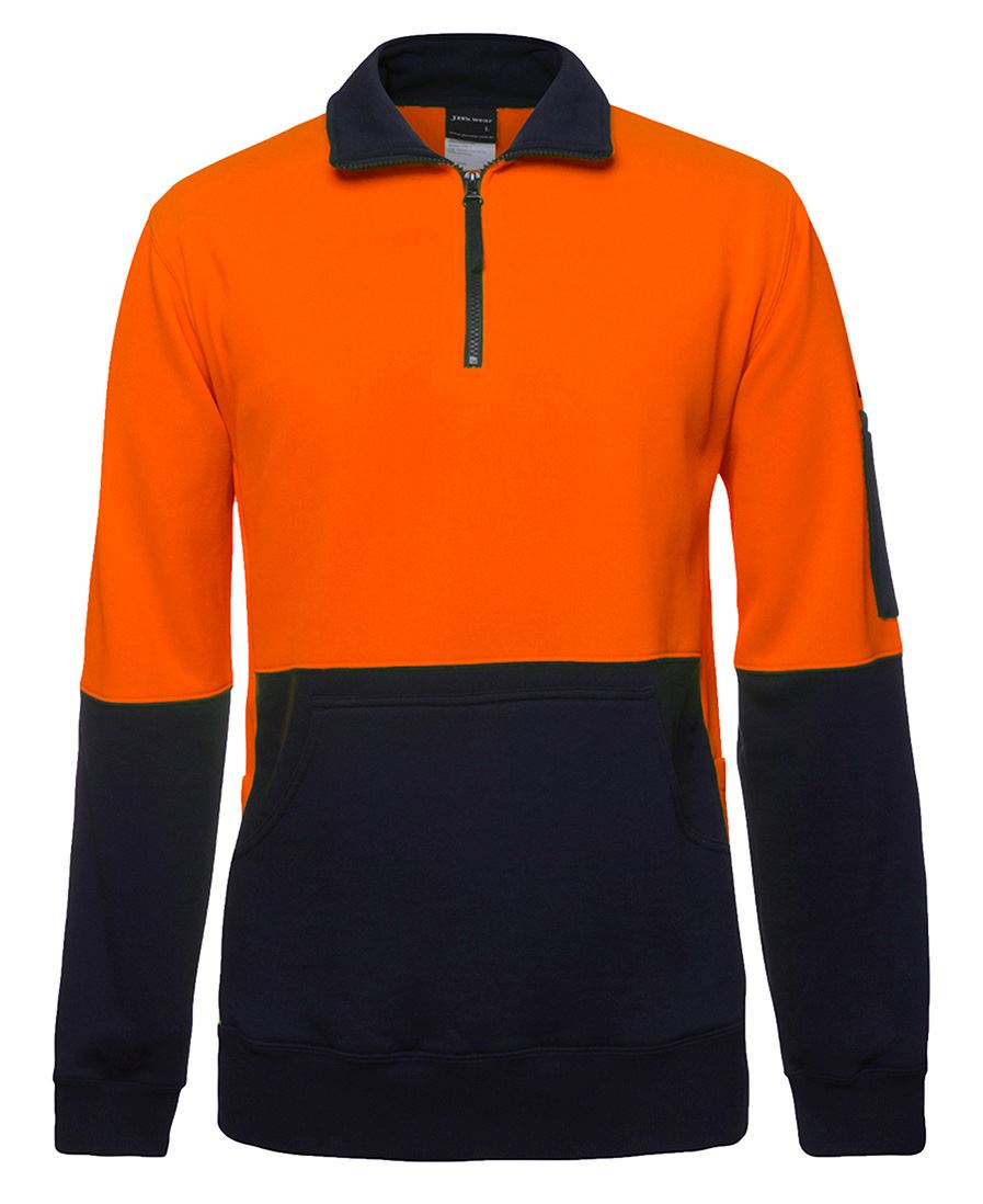 JB's HV 330G 1/2 Zip Fleece - Lime/Navy