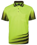 JB's HV 4602.1 Rippa Sub Polo - Lime/Black