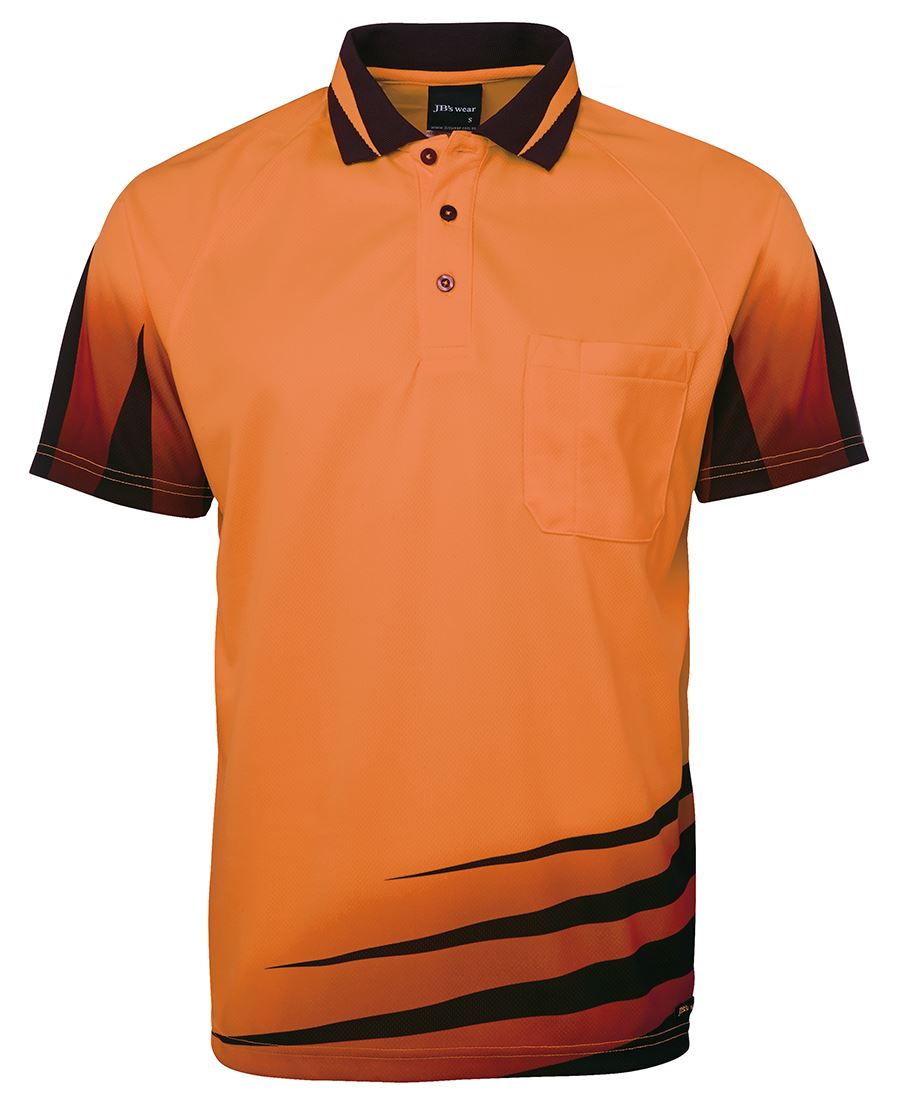 JB's HV 4602.1 Rippa Sub Polo - Lime/Black