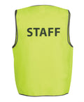 JB's HV Safety Vest Print Staff - Lime