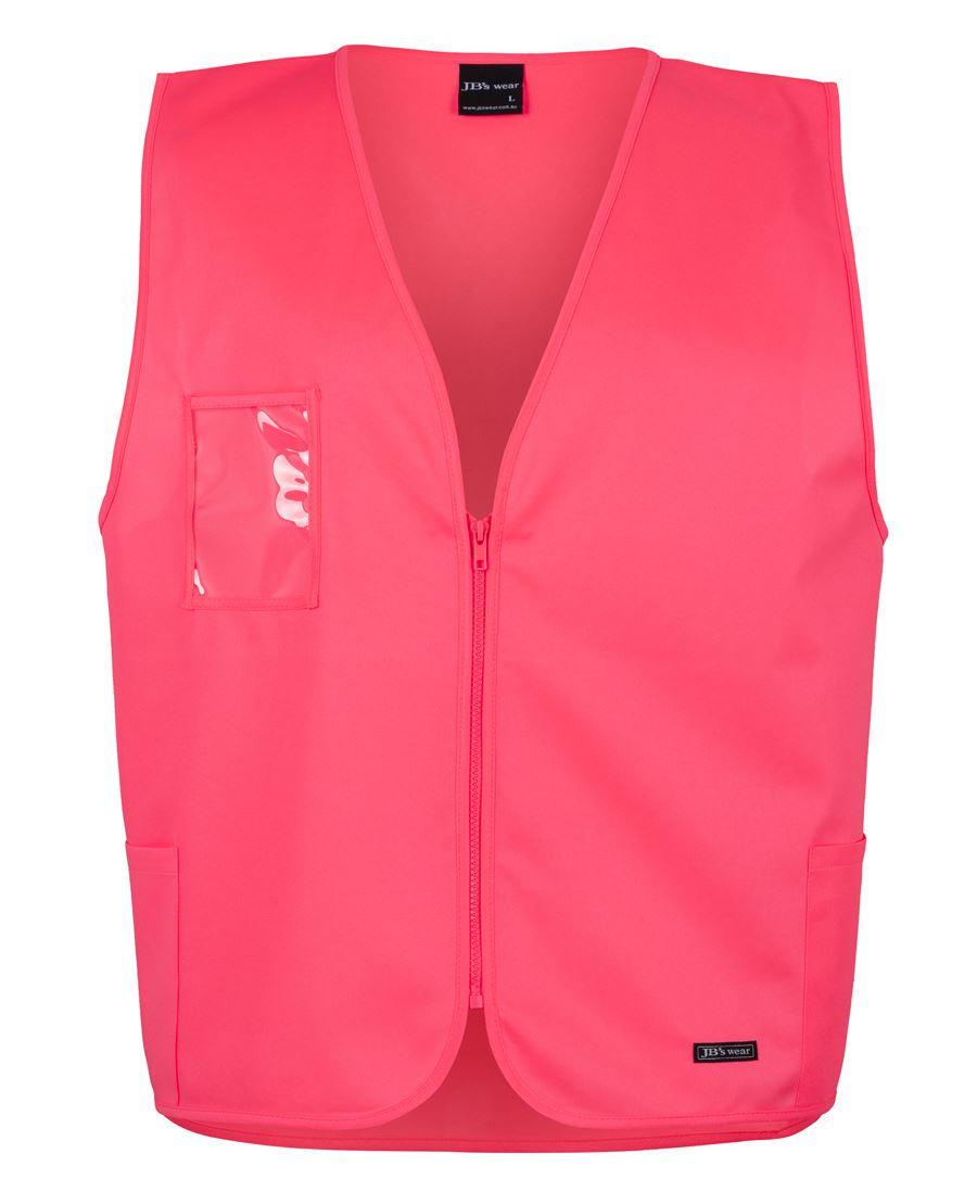 JB's HV Zip Safety Vest - Lime