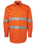 JB's HV (D+N) Close Front L/S 190G Shirt - Orange