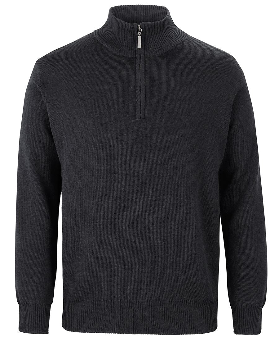JB's Mens Corporate 1/2 Zip Jumper - Black