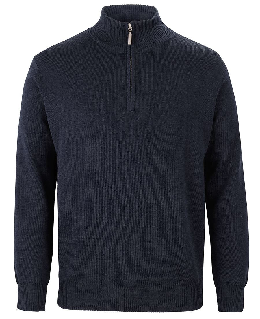 JB's Mens Corporate 1/2 Zip Jumper - Black