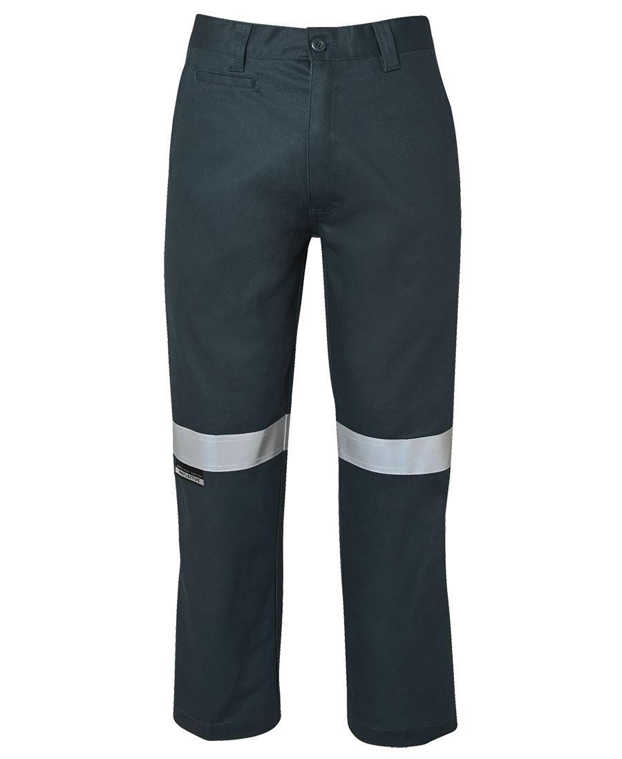JB's M/Rised Work Trouser with Reflective Tape - Green