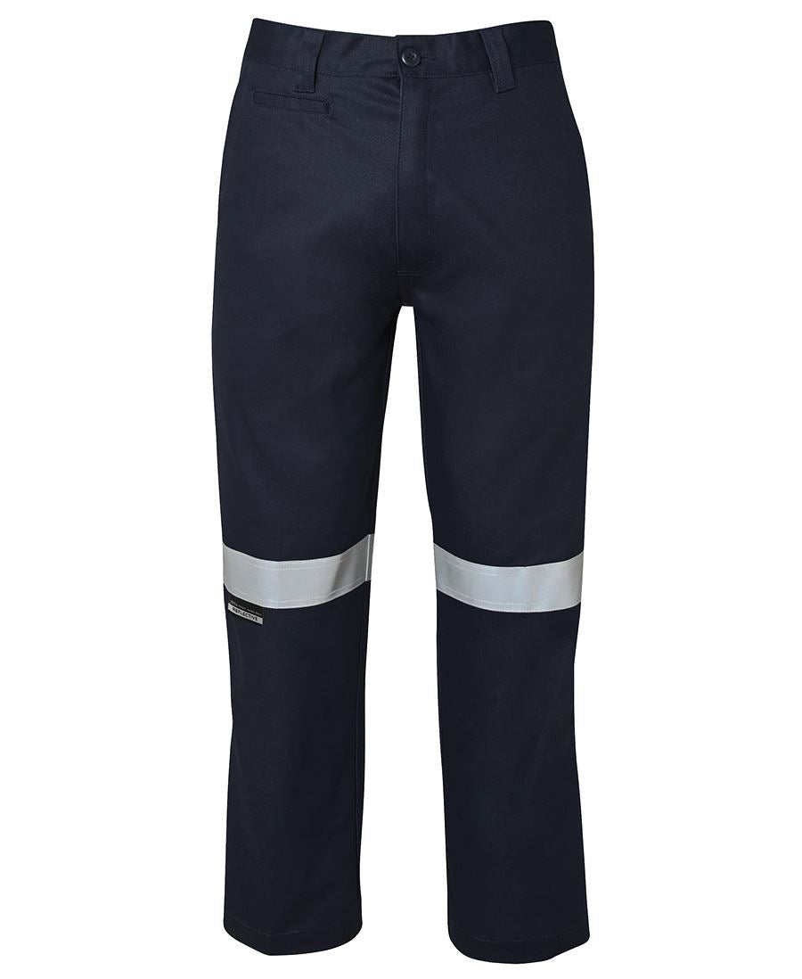 JB's M/Rised Work Trouser with Reflective Tape - Green