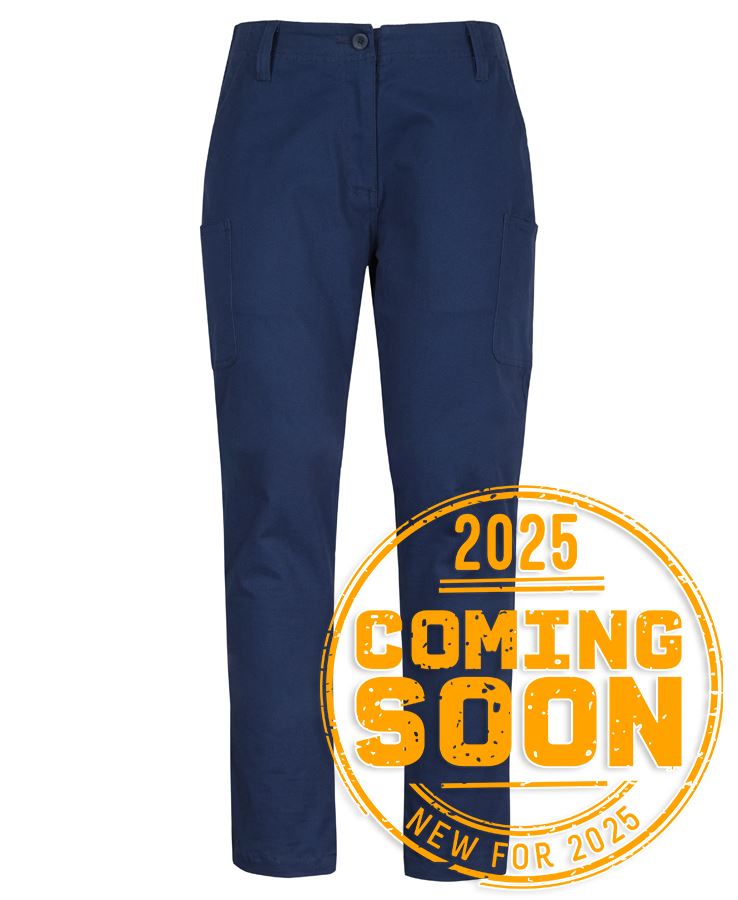 JB's Ladies Multi Pkt Stretch Twill Pant - Navy