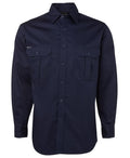 JB's L/S 190G Work Shirt - Navy