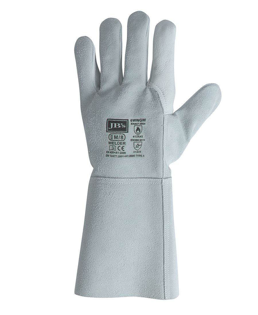 JB's Welder Glove (6 Pk) - M - 08 - Natural