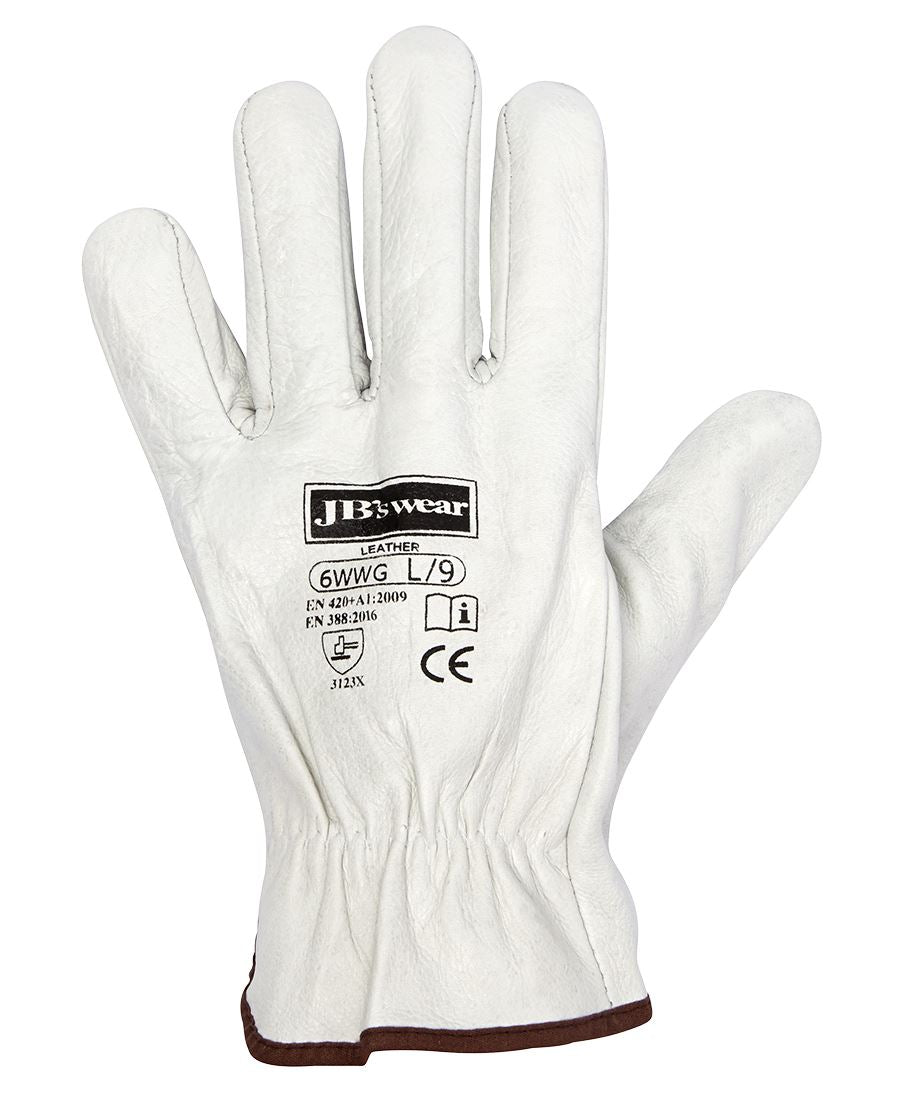 JB's Premium Rigger Glove (12 Pk) Ce 3,1,2,3 - Natural