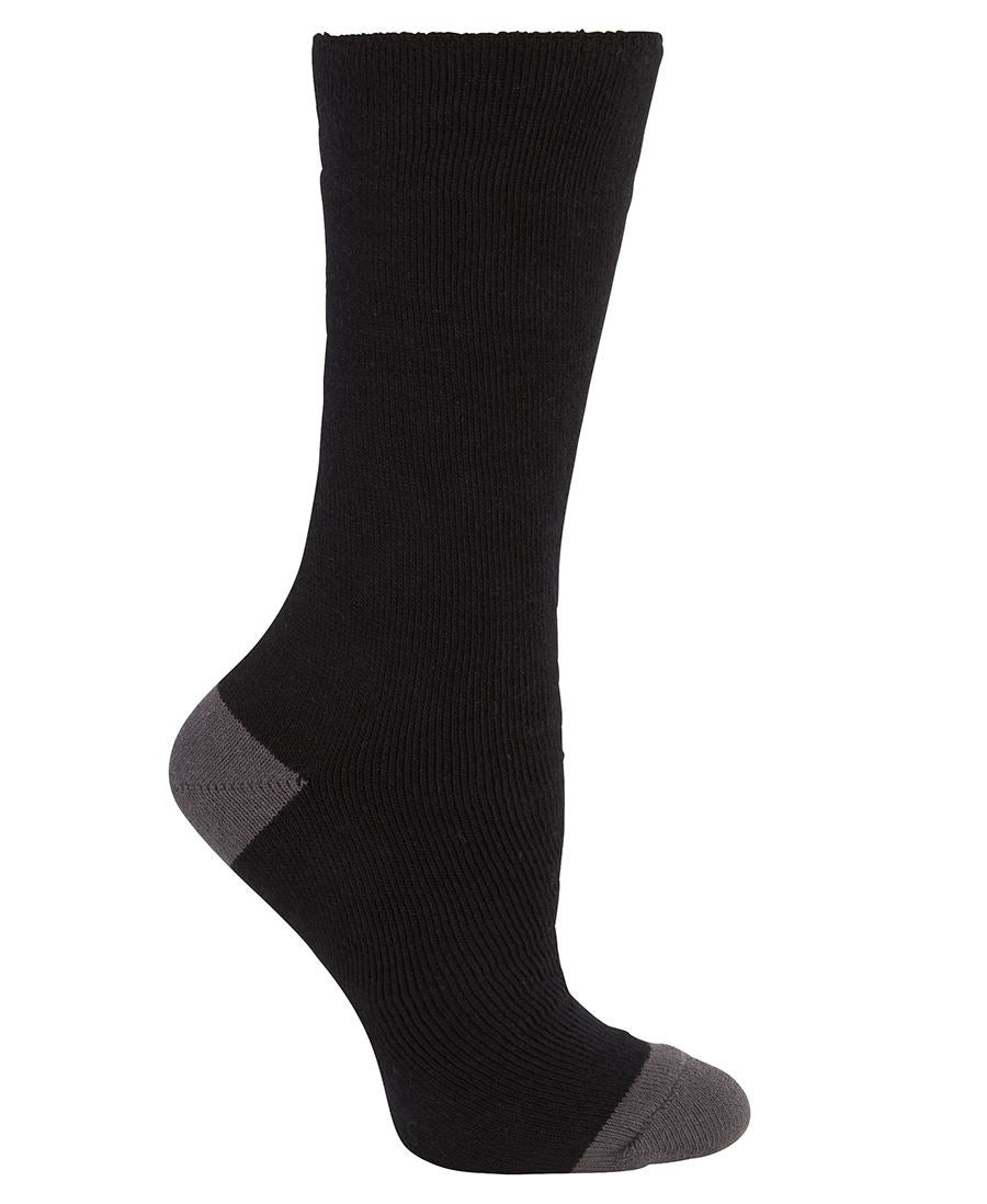 JB's Work Sock 3 Pack - Black/Grey