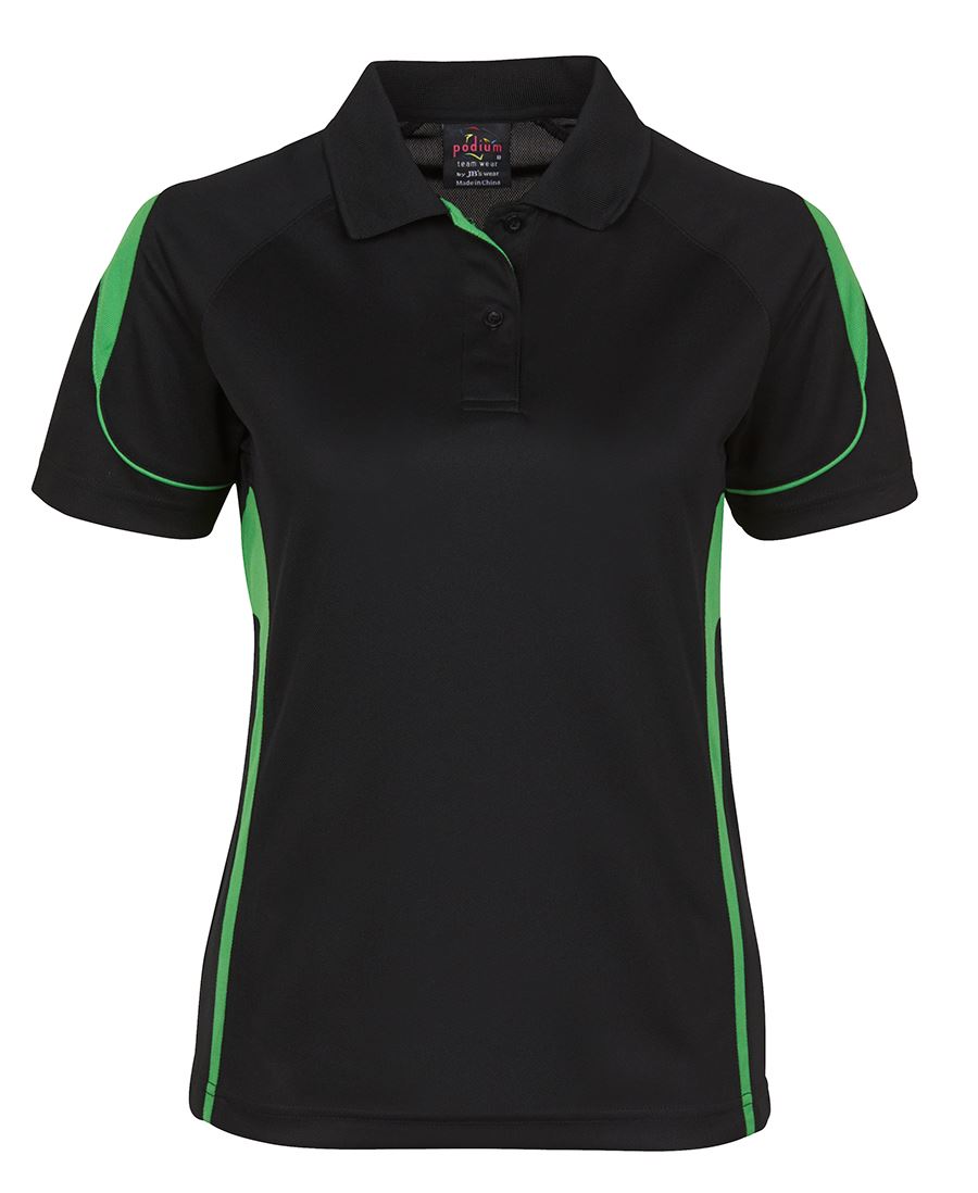 PDM Ladies Bell Polo - Aqua/White