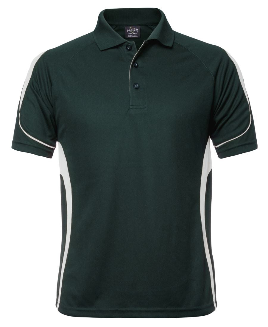 PDM Bell Polo - Black/Aqua
