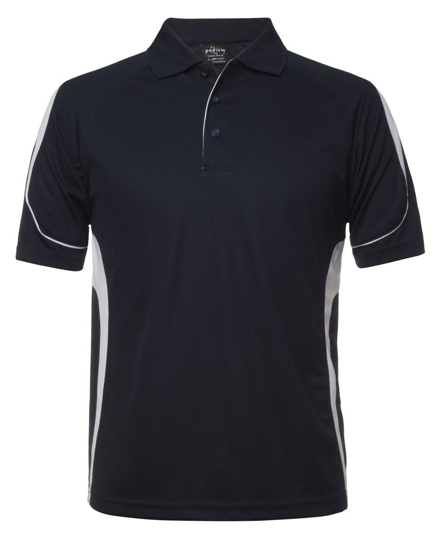 PDM Bell Polo - Black/Aqua