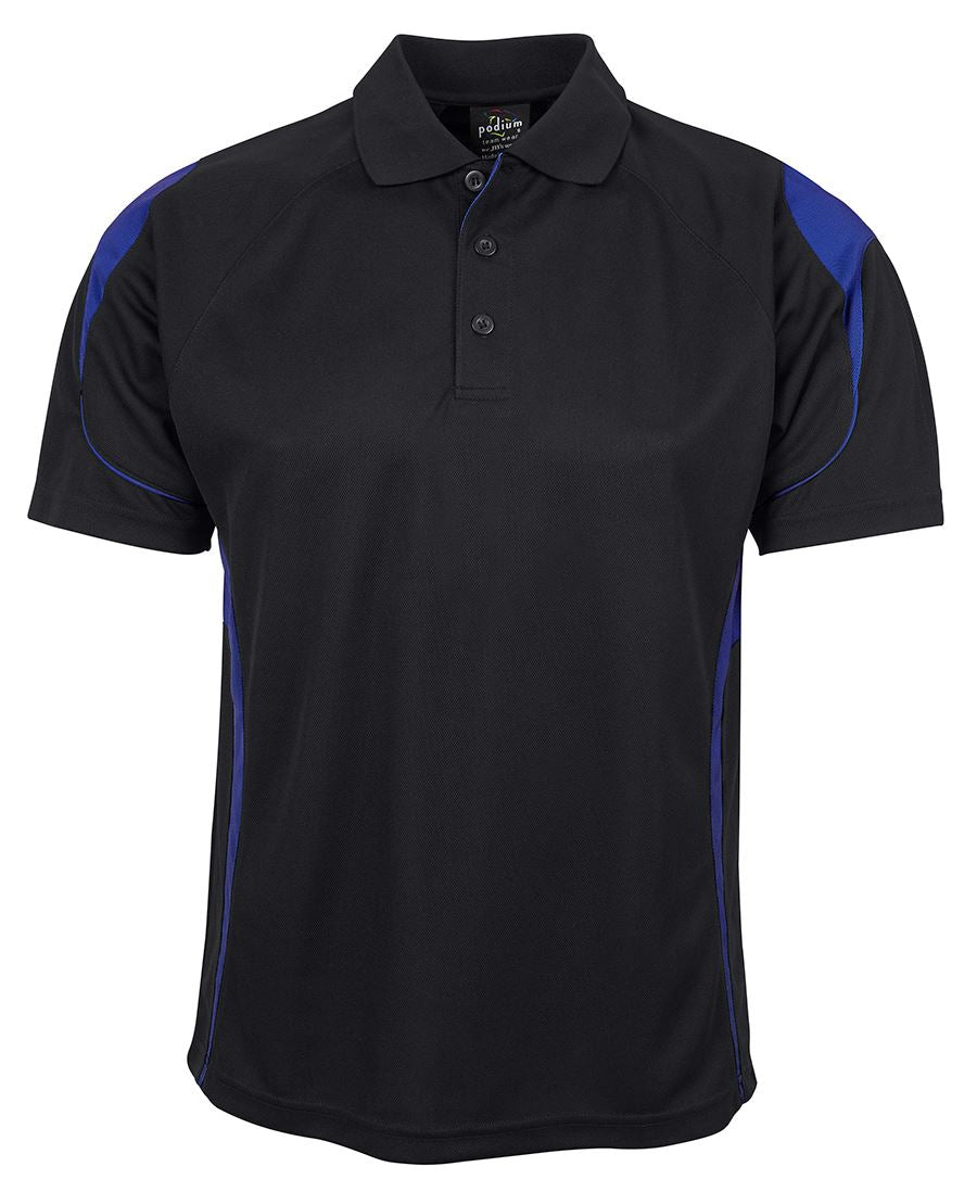 PDM Bell Polo - Aqua/White