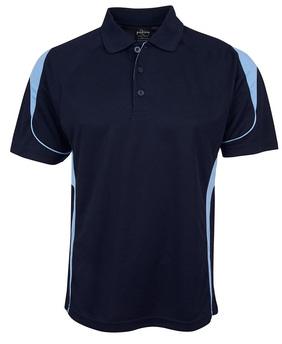 PDM Bell Polo - Black/Aqua