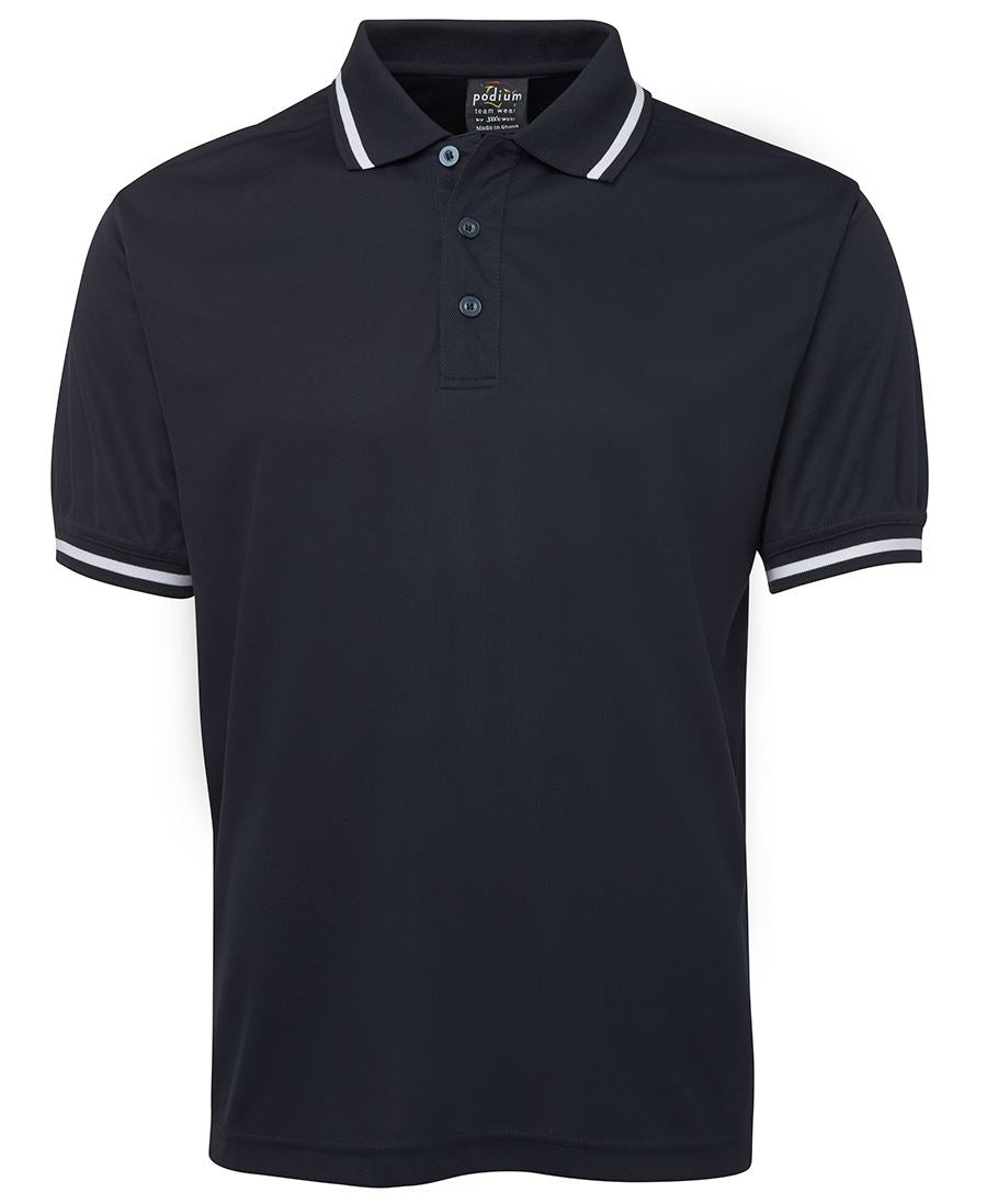 Podium Bold Polo - Navy/White