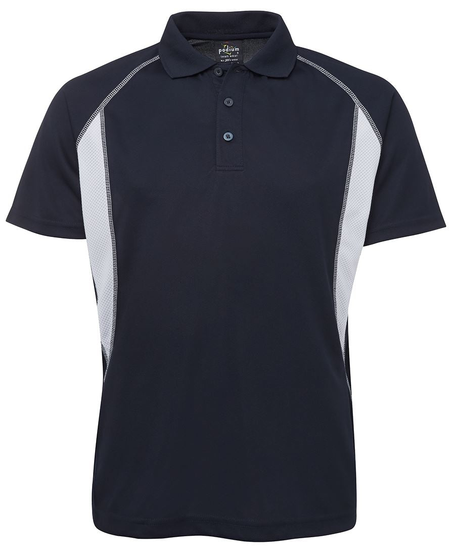 Podium Insert Polo - Black/Grey