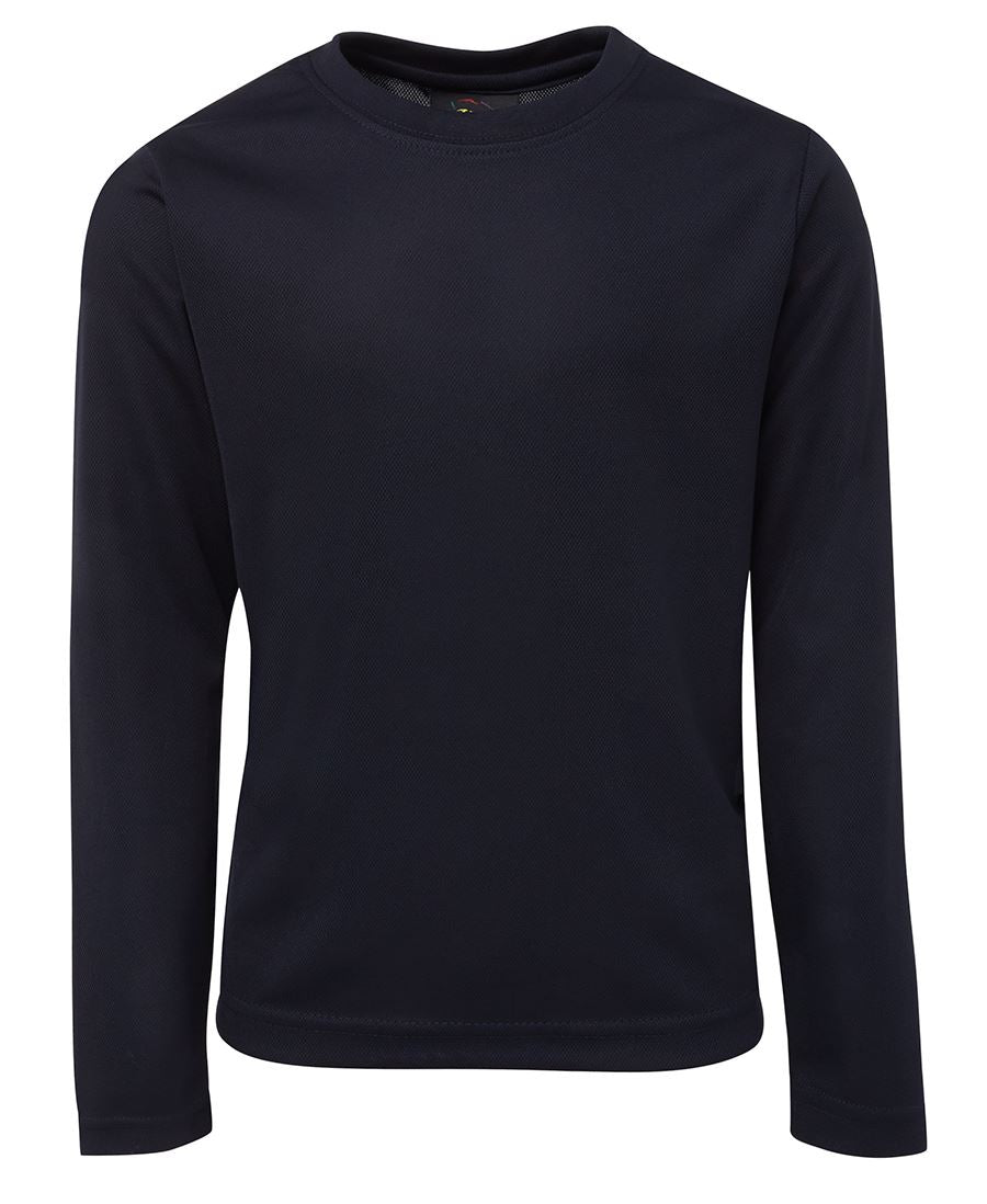 Podium L/S Poly Tee - Navy