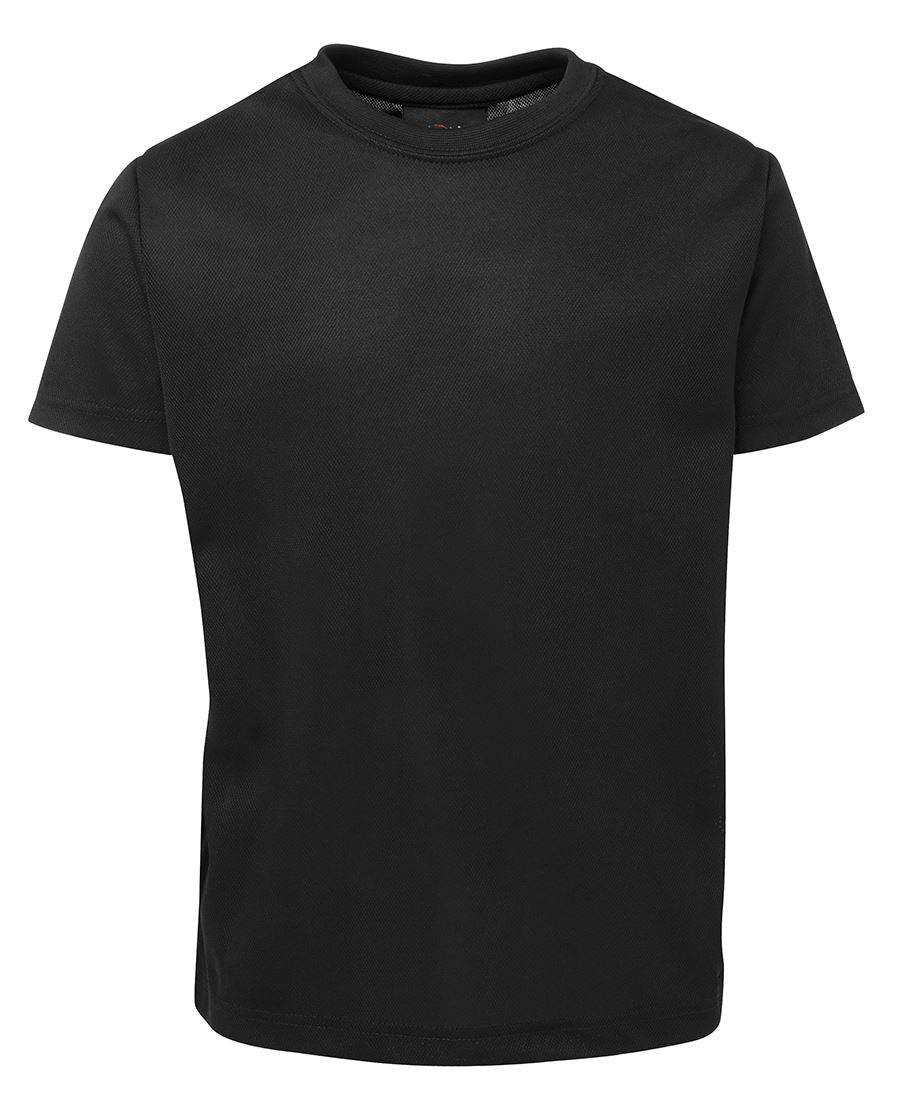 Podium Kids Poly Tee - Black