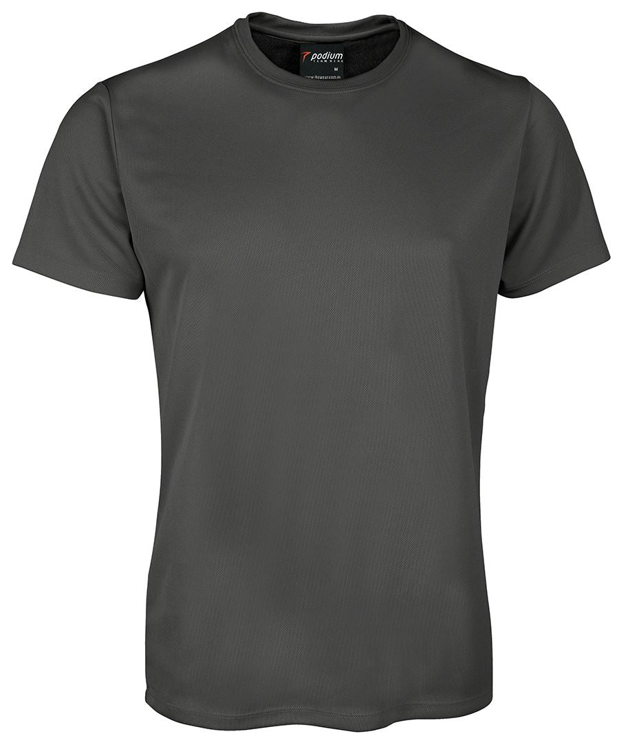 Podium Kids Poly Tee - Black