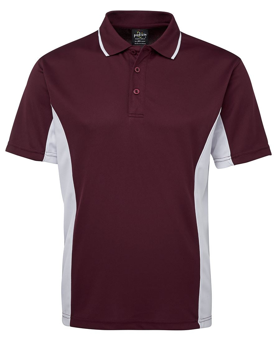 Podium C/Trast Polo - Black/Gold