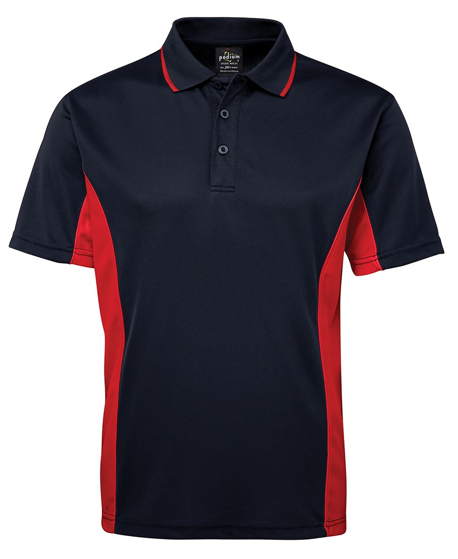 Podium C/Trast Polo - Black/Gold