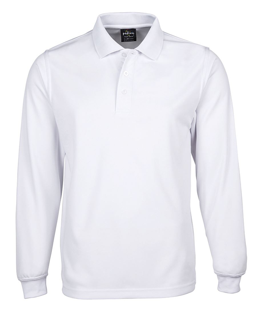 Podium L/S Poly Polo - Navy